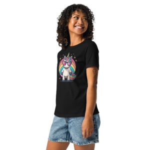 Camiseta unicornio multicolores